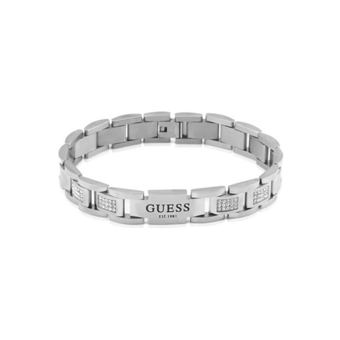Bracelet - GUESS - JUMB01342JWSTT/U - Argent - Gris - Homme