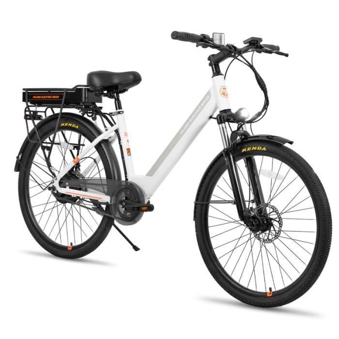 Vélo électrique ERUBY Hardtail DD – 26″ – 43 Cm – Rouge – 25 Km/h – 50 Km Autonomie