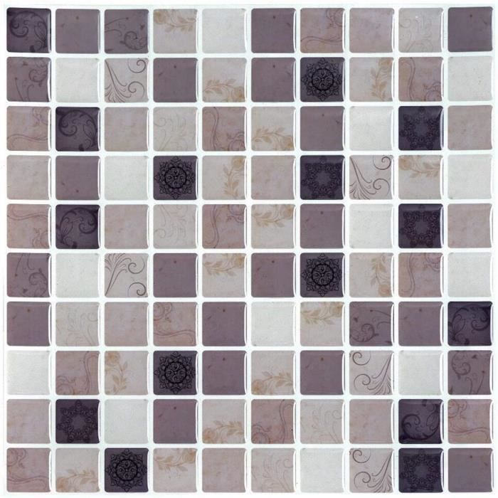 Yoillione Credence Adhesive pour Cuisine Salle de Bain, Faux Carrelage Adhesif Mural Noir, Imperméable Metro 3d Dalle PVC Adhesive Murale, 10 Pièces Yoillione Credence Adhesive pour Cuisine Salle de Bain, Faux Carrelage Adhesif Mural Noir, Imperméable Metro 3d Dalle PVC Adhesive Murale, 10 Pièces