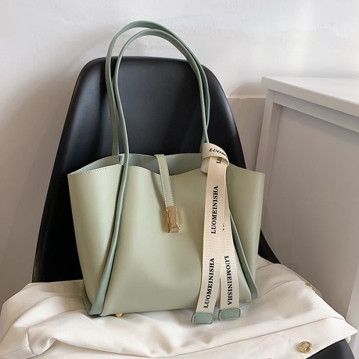 Sac Cabas Femmes Grand PU Cuir Sac de Cours Sac Ordinateur