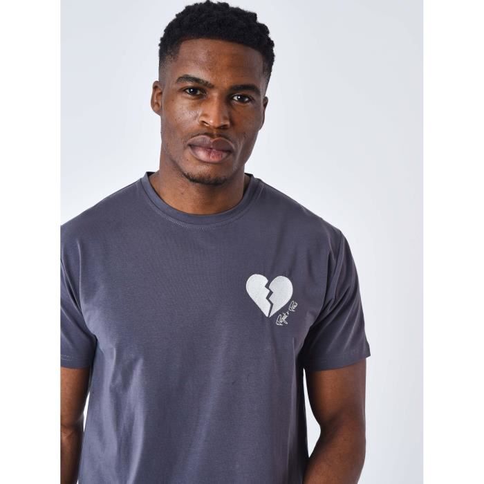 Tee shirt coeur hotsell brisé