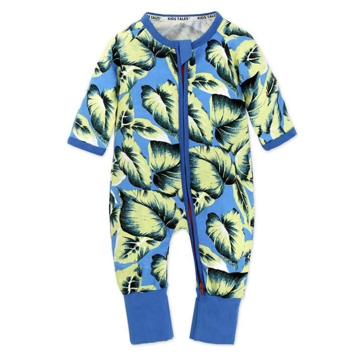 Pyjama Bebe Sport Elasticite Garcon Fille Unisexe Grenouillere Feuille Combinaison Barboteuse Nouveau 73 Cdiscount