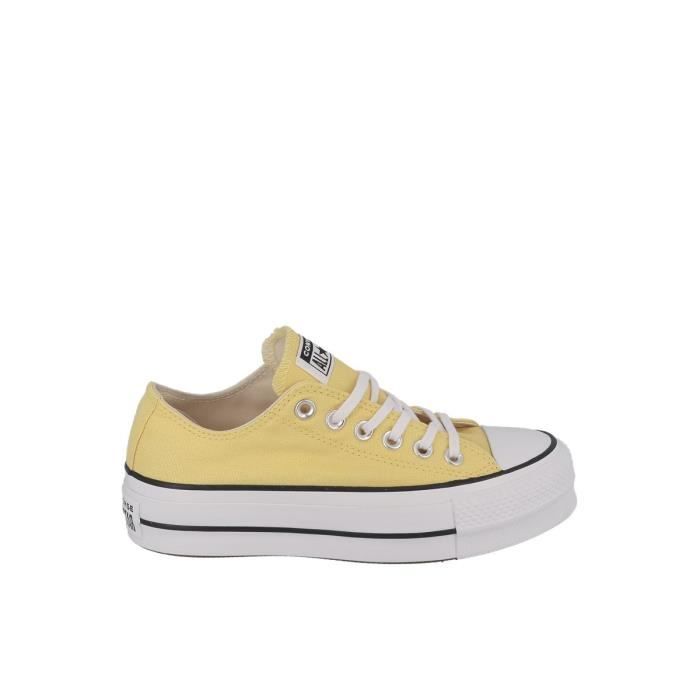converse femme jaune