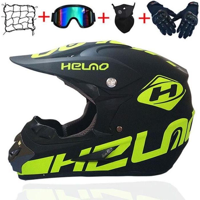Casque moto cross avec lunette clearance