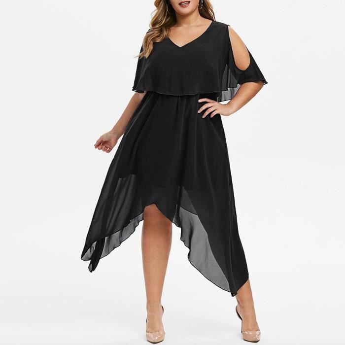 robe en mousseline grande taille