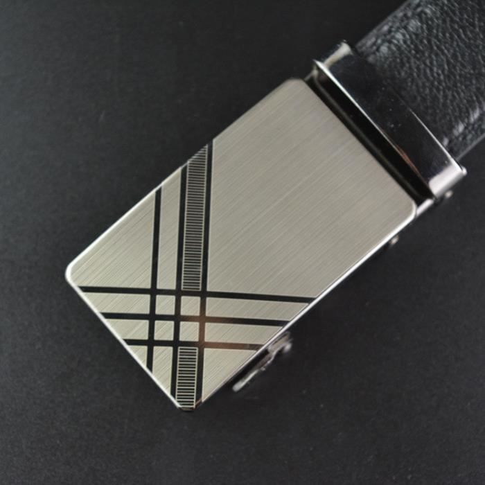 Ceinture homme en cuir lisse surpiquée ton sur ton | Bruce Field Ceinture homme en cuir lisse surpiquée ton sur ton | Bruce Field