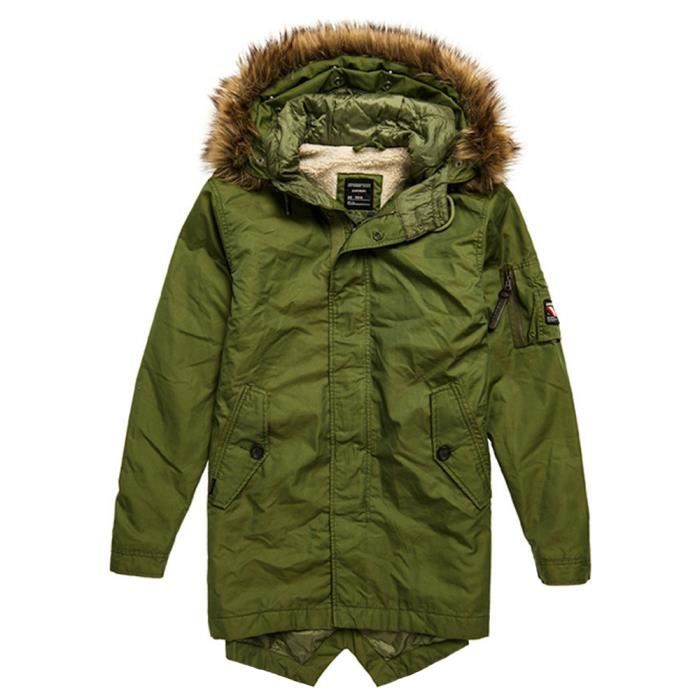 Taille parka sales homme