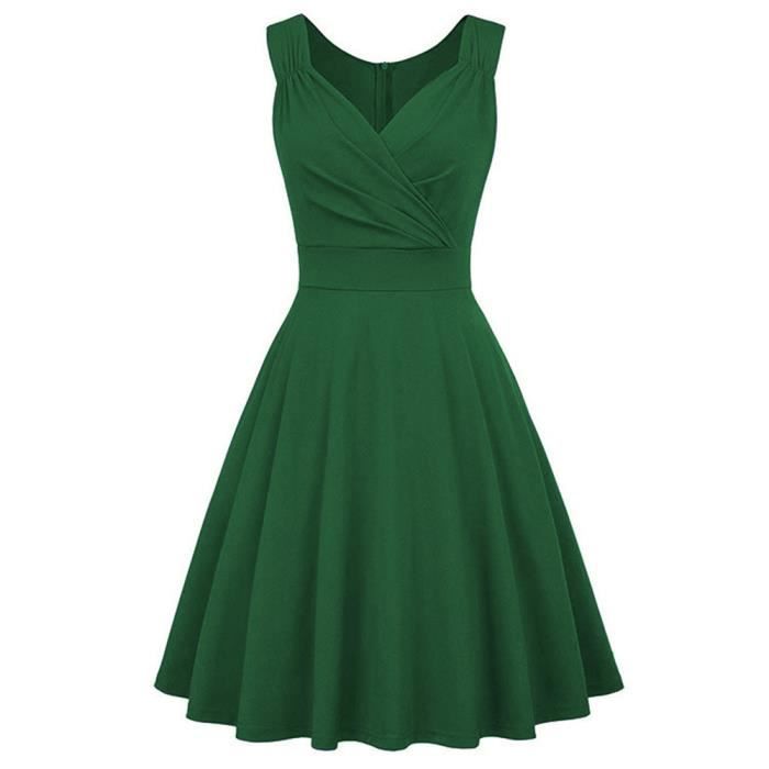 Robe cocktail verte pour mariage deals