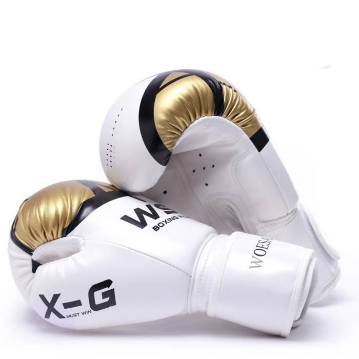 Gants De Boxe/muay Thaï TUF Wear - Noir - Pour Hommes - Neufs Dans Leur Boîte - Cuir Synthétique