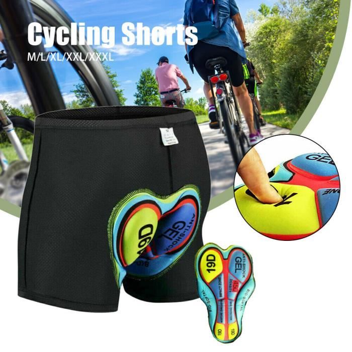 Pantalones cortos de ciclismo para hombre, antideslizantes, 4D