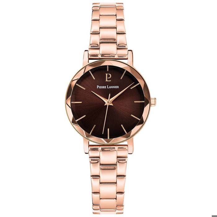 Quartz Femme MULTIPLES Doré-rose Cadran Soleillé Chocolat Bracelet Acier Doré-rose 14M Quartz Femme MULTIPLES Doré-rose Cadran Soleillé Chocolat Bracelet Acier Doré-rose 14M