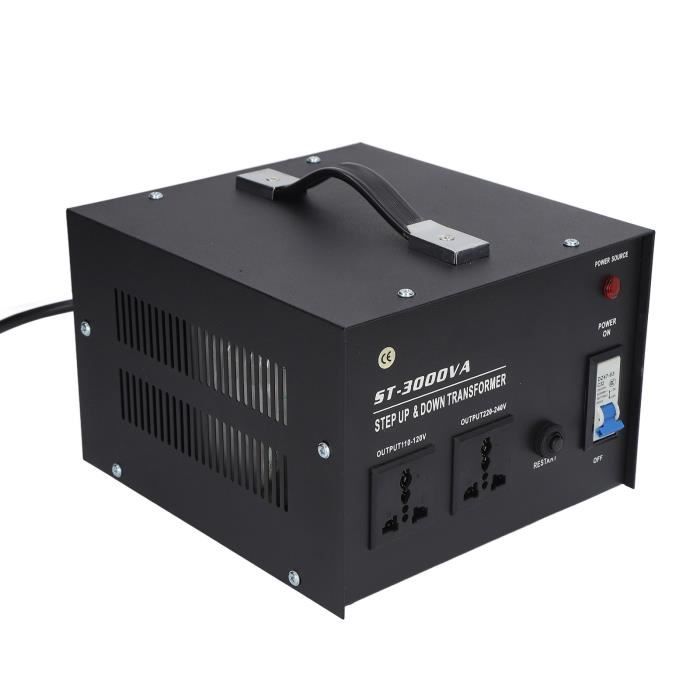 Transformateur De Tension Voyage 220V/110V - Convertisseur 100W | Pour Sèche-Cheveux, Appareils Électroniques