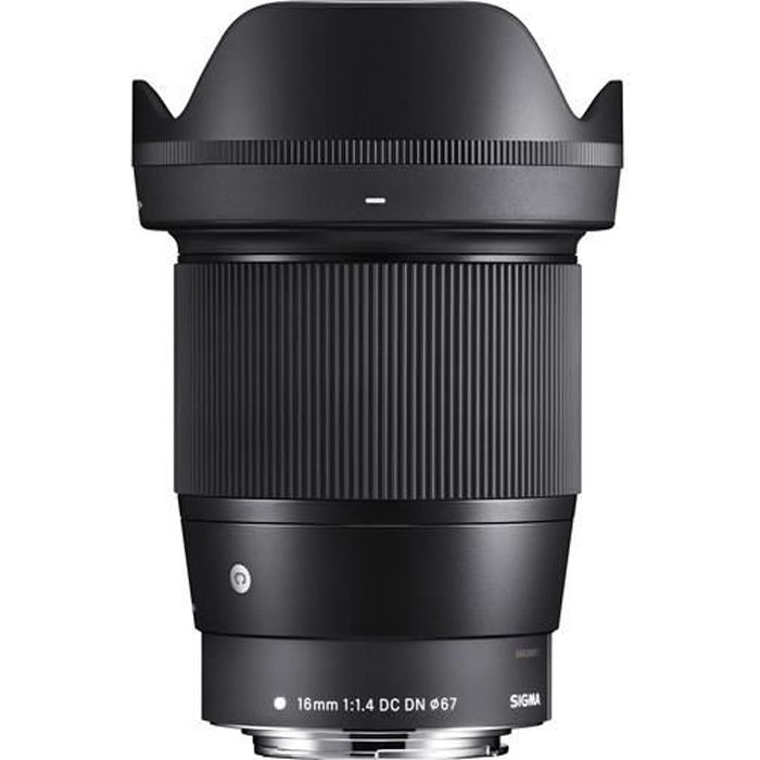 Objectif grand angle SIGMA 16mm F1.4 DC DN Contemporary pour Canon EF-M
