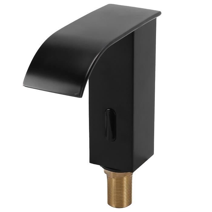 Robinet Automatique Avec Capteur - Laiton Chromé, Détection 15 Cm, Réglage Température, Pour Salle De Bain/cuisine