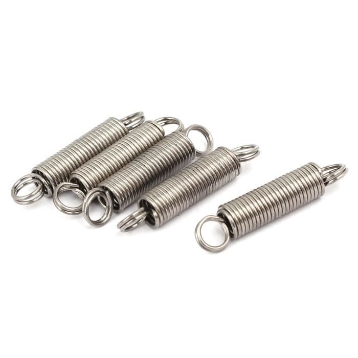 QUARKZMAN 0.4mmx4mmx10mm Compression Ressorts 304 Inox Acier x 20PCS pour Magasin et Maison Réparations, [Argenté