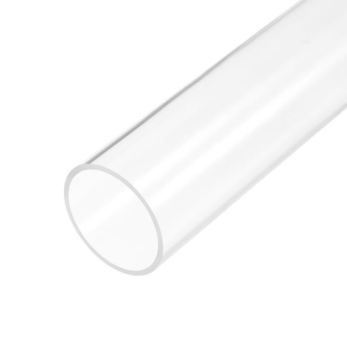 Tuyau En PVC Transparent - 1 Mètre - Diamètre Intérieur 28 Mm, Extérieur 34 Mm - Pour Eau, Air, Aquarium, Irrigation, Projets DIY