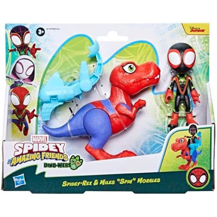 Lot De 2 Figurines Spidey Et Ses Amis – Black Panther Et Ghost Spider 10 Cm (Hasbro)