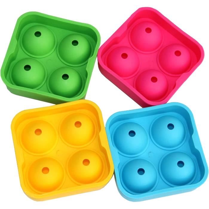 Moules En Silicone Pour Cuisson – Lot De 6 Ronds 10 Cm, Bleu/rose/gris, Résistants à La Chaleur, Pour Four, Airfryer, Micro-ondes - 6