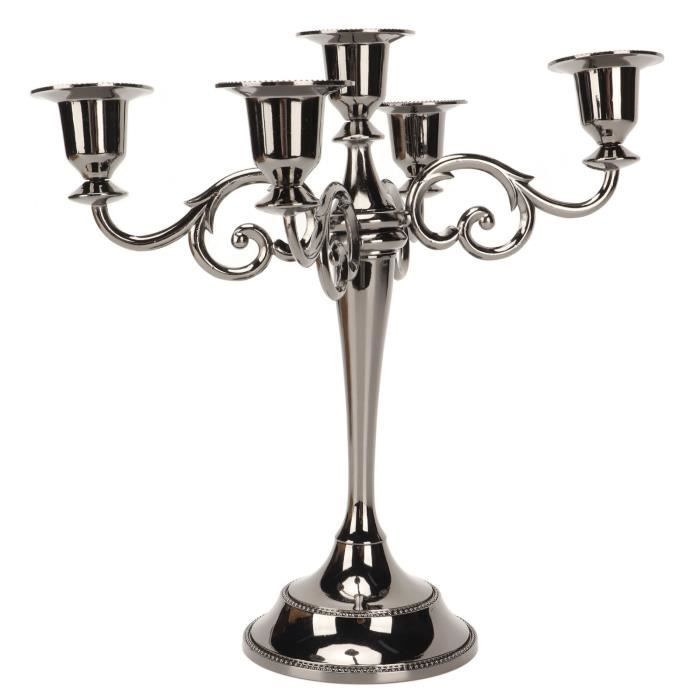 Candélabre en bronze à 5 branches