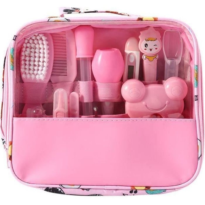 13 Accessoires Trousse de Soin et Santé Complete pour Bébé Essentiel de Toilette