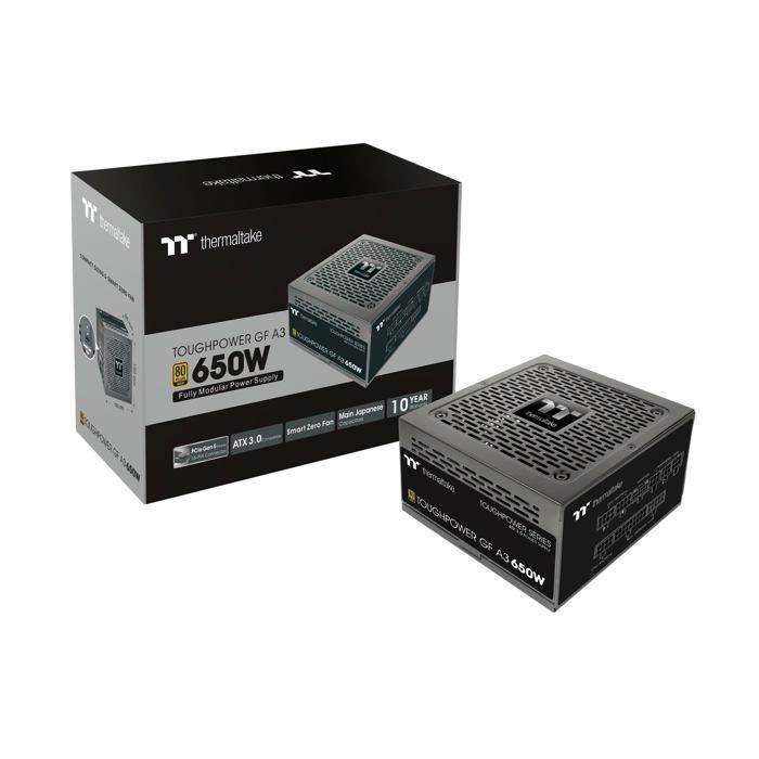 Alimentation électrique - THERMALTAKE - TOUGHPOWER GF A3 GEN 5 GOLD - 650W - Modulaire - 80 PLUS Gold