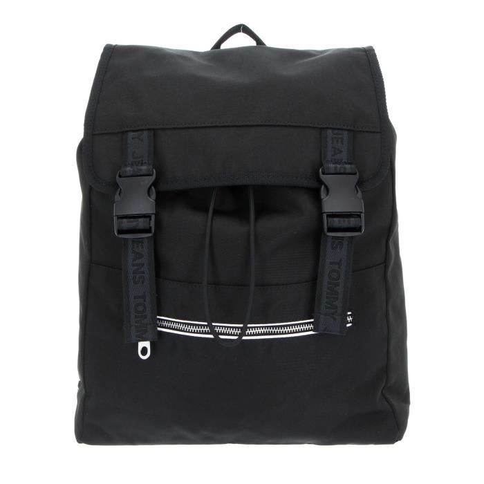TOMMY HILFIGER TJW Logo Tape Convertible Backpack Black [99410