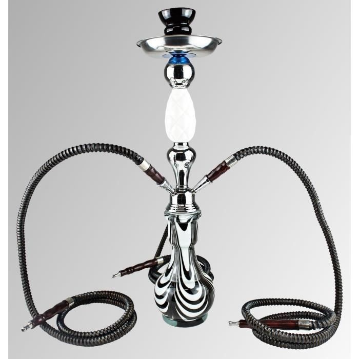 Mini ensemble de chicha à double tuyau, modèle de tuyau de narguilé