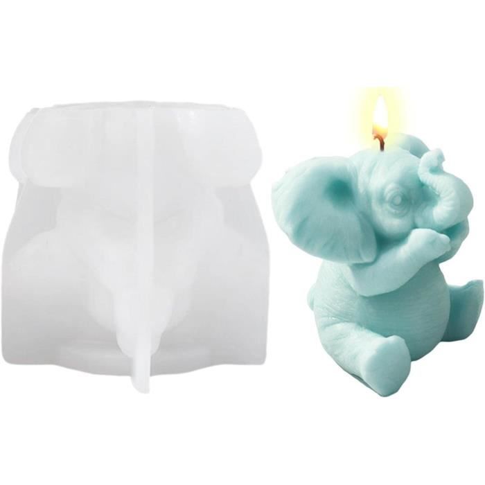 Moule Bougie Eléphant Silicone - MONDO BOUGIES
