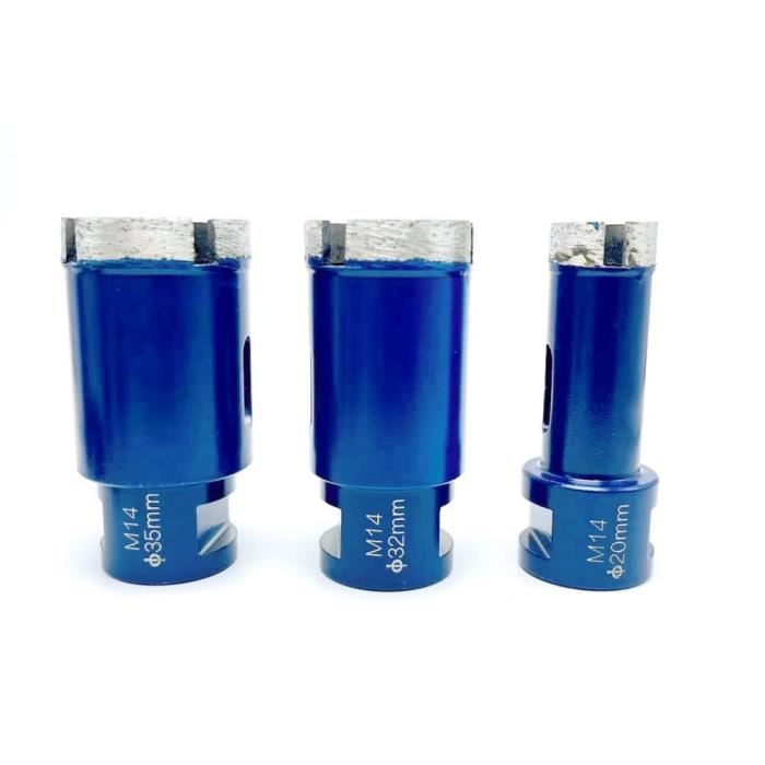 Mèche Diamant Fritté 50mm Pour Perçage Béton, Brique, Marbre - Uxcell