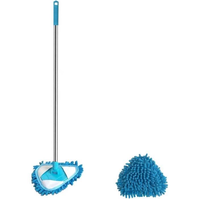 Balai De Nettoyage Triangulaire Réglable Rotatif à 360