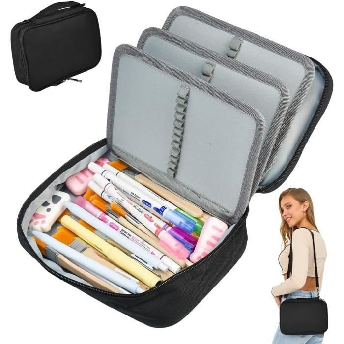 Trousse Scolaire, Grande Capacité, Design Élégant, Trousse À Crayons Trousse Scolaire, Grande Capacité, Design Élégant, Trousse À Crayons