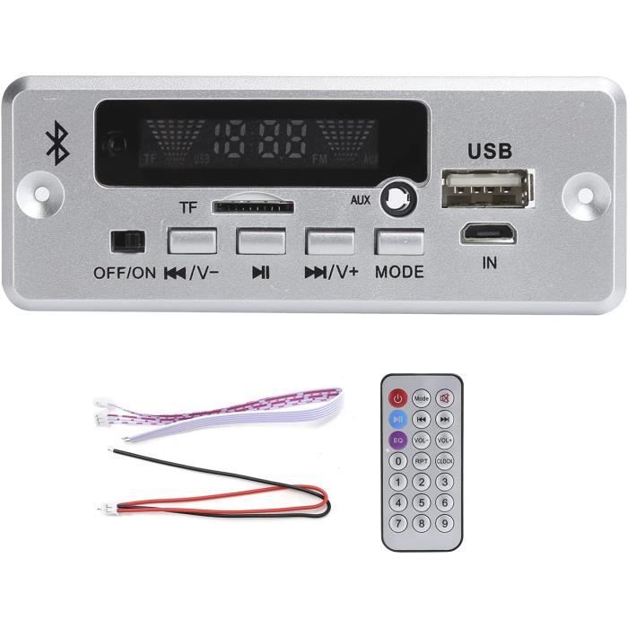 Module Décodeur Bluetooth 5.0 Avec Écran LCD Et Télécommande - Pour Voiture Et Maison
