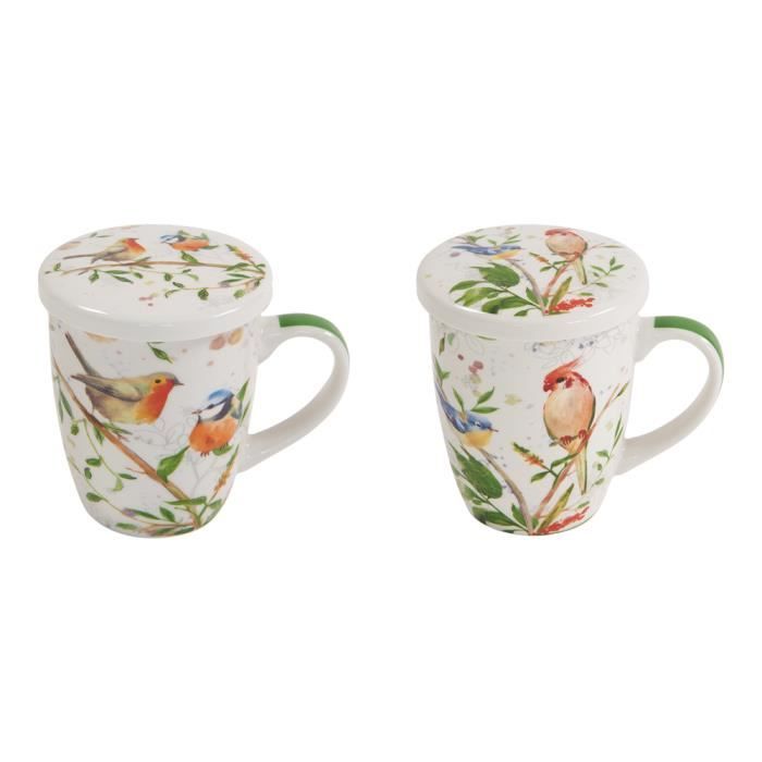 Coffret 2 Déjeuners 35 Cl Tasses Et Soucoupes Bamako (1 Modèle