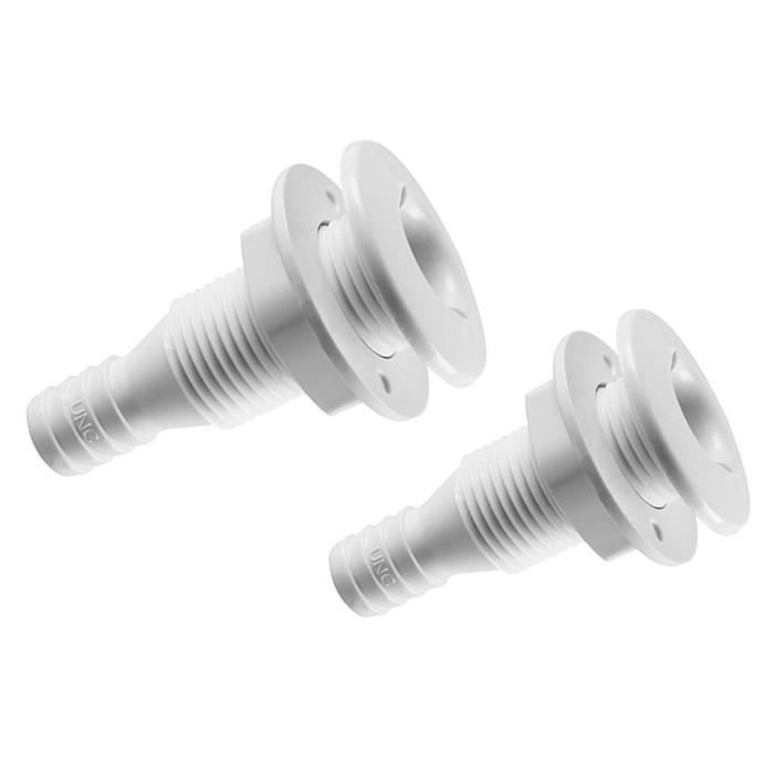Raccord Traversant De Coque En Nylon Pour Pompe De Cale - 20mm Ou 25.4mm, Droit Ou Coudé 90° - 8