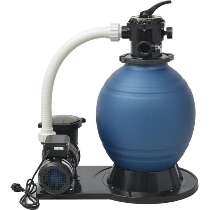 Pompe de filtration à sable - VIDAXL - 1000 W - 16800 L/h - Pré-filtre supplémentaire