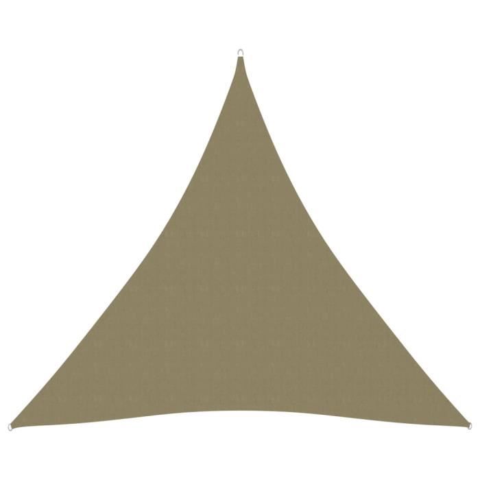 vidaXL Voile de parasol tissu oxford triangulaire 3x3x3 - vue 7