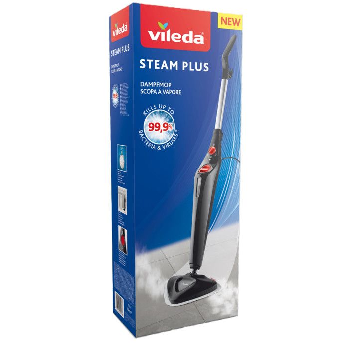 Vileda Steam Balai vapeur tous types de sols et moquettes sans