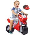 Porteur Draisienne MotoFeber 2 Racing avec casque - FEBER - Enfant - 2 roues - Rouge-1
