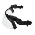 visière de casque Lunettes de casque pour lunettes de visière Airsoft réglables MICH PC avec lentille transparente pour la YESMAEFR-1