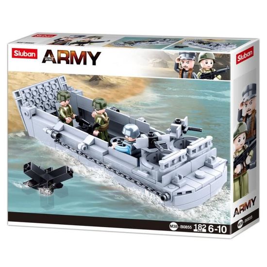 JEU DE CONSTRUCTION COMPATIBLE LEGO SLUBAN ARMY LE MUR DE L'ATLANTIQUE  M38 B086 
