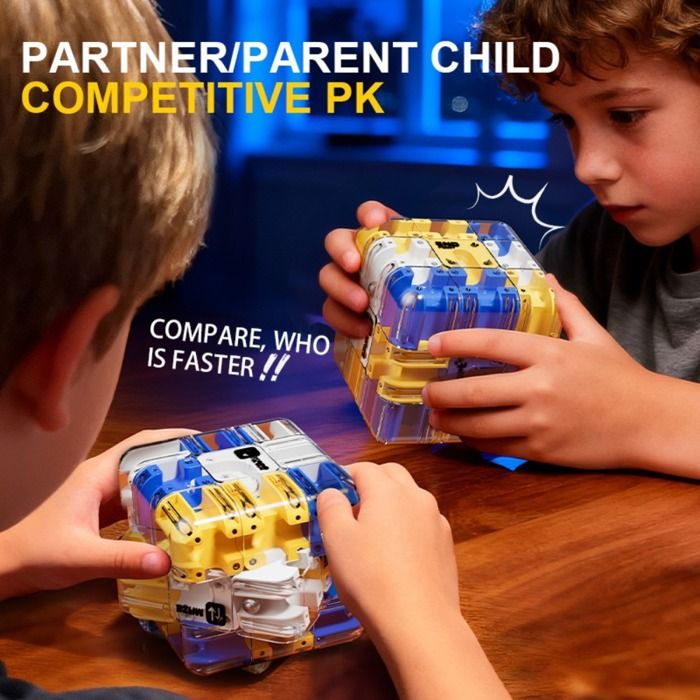 segolike 24 Pcs Jeu de Labyrinthe Boîte à Casse-Tête Fournitures Boîte à Prix Jouet Cube de Labyrinthe 3D pour Enfants