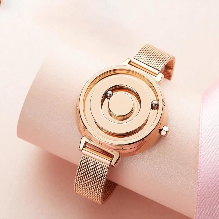 Montre shop femme magnétique