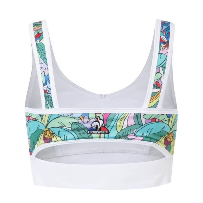 Brassiere femme Le Coq Sportif Leona Rose tropical L Tropical Cdiscount Sport
