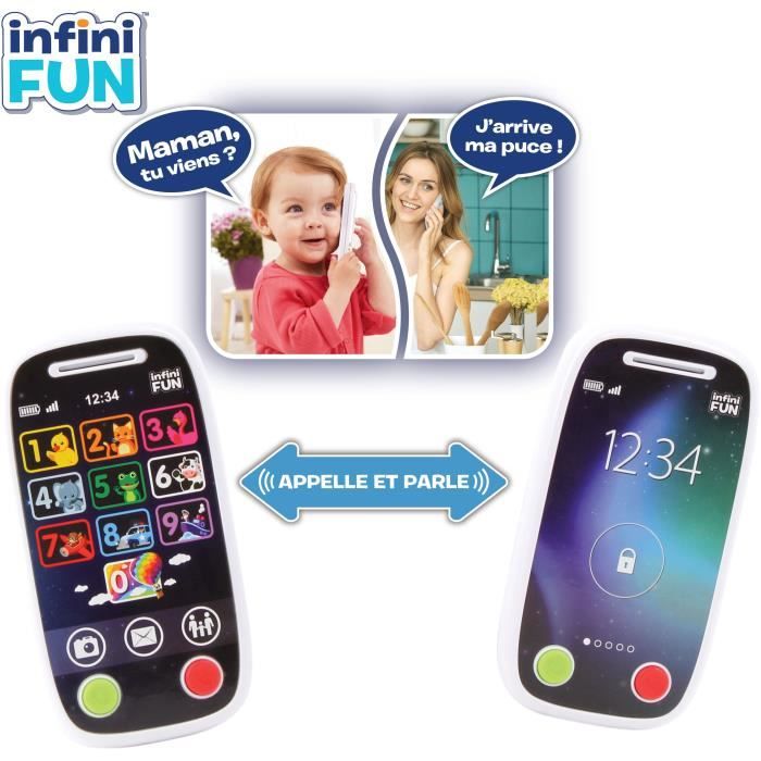 1) Jouet De TéléPhone Portable Pour Bébé Intéressant Bébé Faux