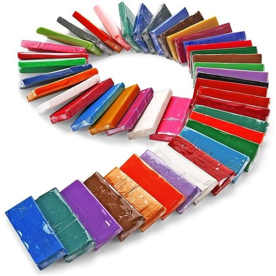NEWYANG Kit Pâte Polymère 36 Couleurs - Argile à Modeler Avec 5 Outils, Accessoires Et Manuel - Idéal Pour Créativité Enfants Et Adultes NEWYANG Kit Pâte Polymère 36 Couleurs - Argile à Modeler Avec 5 Outils, Accessoires Et Manuel - Idéal Pour Créativité Enfants Et Adultes