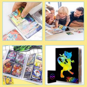 Classeur Porte-cartes 400 Pochettes – étanche, Fermeture élastique, Pour Cartes à Collectionner 6,7x9,2 Cm