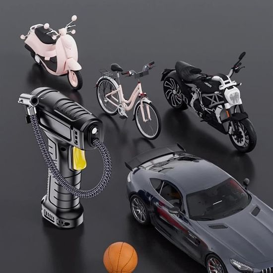 Compresseur Air Voiture 12V Motorenbau - Gonfleur Pneus Automatique Avec écran Digital Et LED