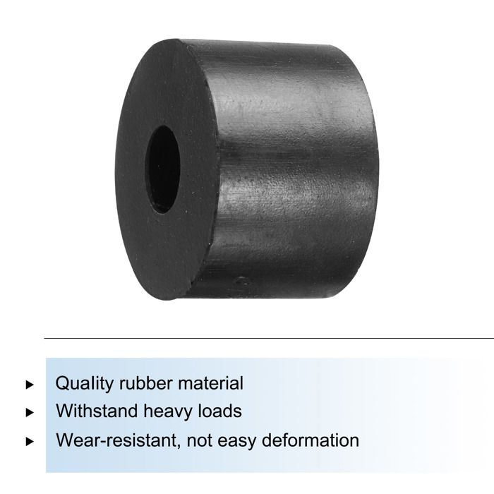 4 Entretoises Caoutchouc 60x22x30mm - Anti-vibration - Pour Auto, Bateau, électroménager