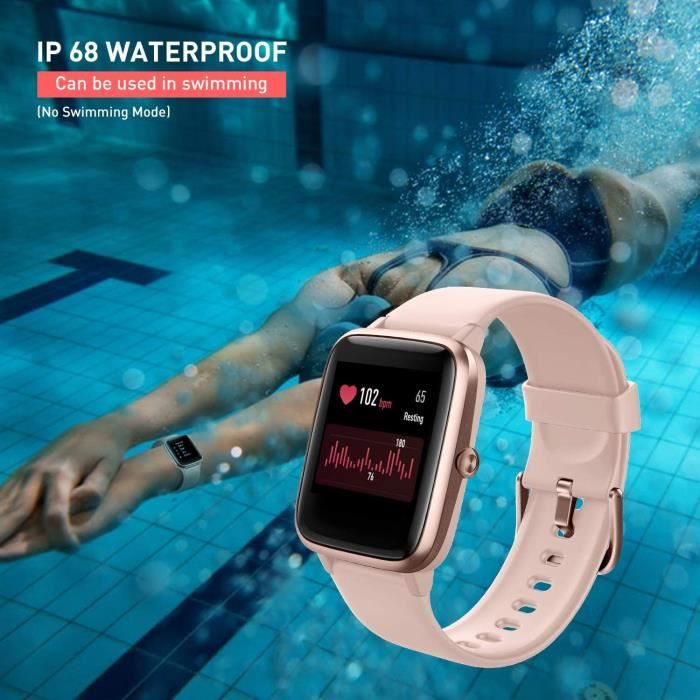 Montre Connectée Femme avec Appel Bluetooth 5.0/Numérotation, Smartwatch  Compatible Samsung Huawei Xiaomi Android iOS Podometre Montre Sport  Cardiofrequencemetre Etanche IP67 GPS Partagé (Or) : : High-Tech