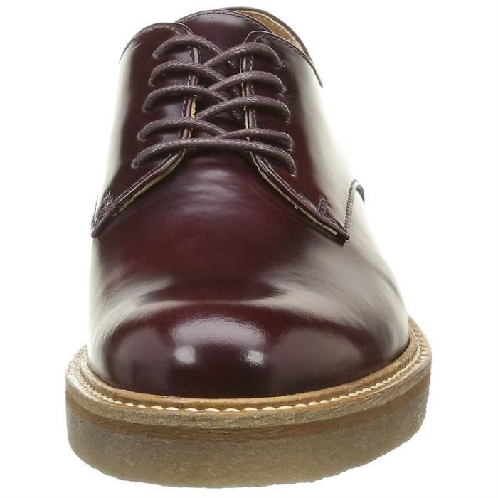 Kickers oxfork bordeaux cheap